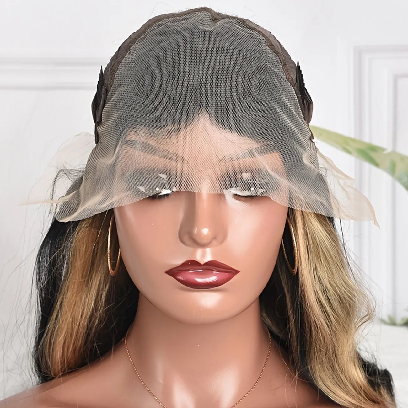 180% Black Blonde 13x4 Lace Frontal Brazilian Remy Body Wave Human Hair Wig